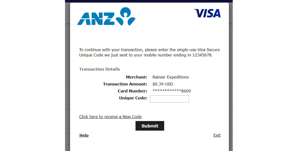 anz visa notify travel