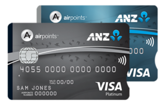 ANZ Travel rewards credit cards