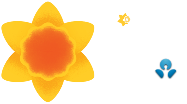 Daffodil with Cancer Society and ANZ logos
