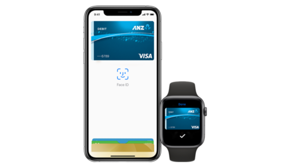 Apple Pay on an iPhone and watch